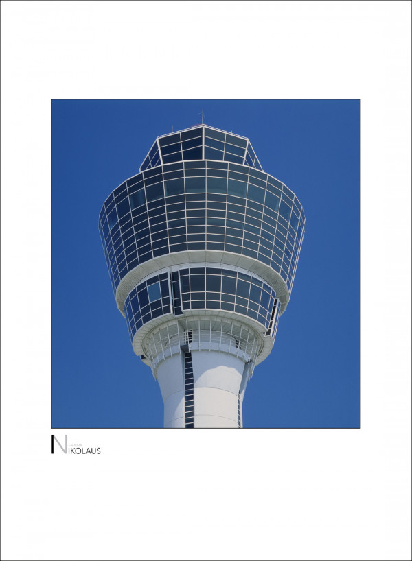 Tower Flughafen München Industriefotografie: Tower des Flughafens München