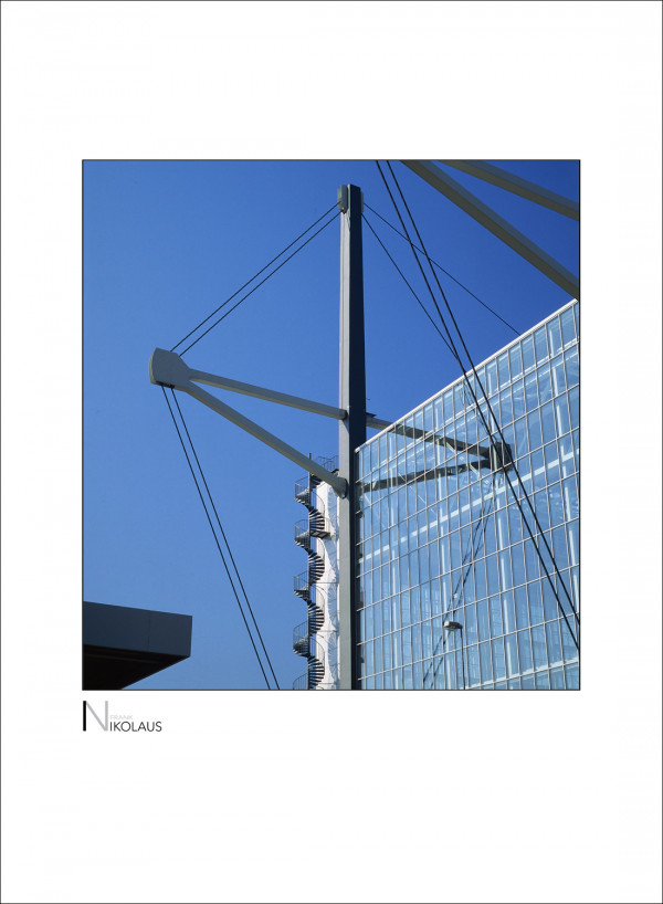 Flughafen München Stahlträger der Wartungshalle Flughafen München