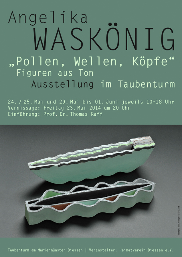 Grafikdesign - Plakat der Künstlerin Angelika Waskönig