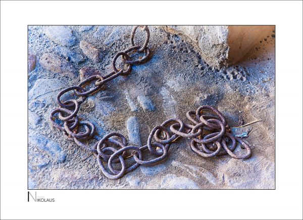 Mittelalterliche Eisenkette